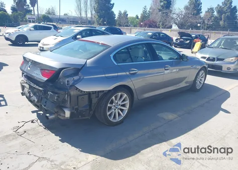 2013 BMW 640I Gran Coupe из США, поврежденный, VIN WBA6A0C51DDZ04076